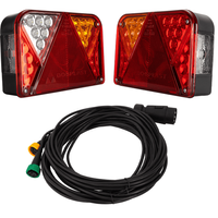 DOBPLAST DPT35 LED hátsó lámpák + MANTES 7m 7 tűs kábelköteg