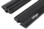 Inter Pack Virgo IR 120 (G2) tetőcsomagtartó integrált sínekkel (fekete)