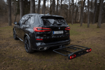 Inter Pack Re-Cargo vonóhorogra szerelhető plató + adapter 2 kerékpár szállításához