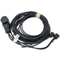 MANTES elektromos szerelés, utánfutó kábelköteg, 5m, 13 tűs csatlakozó, 2x 5 tűs bajonettzár