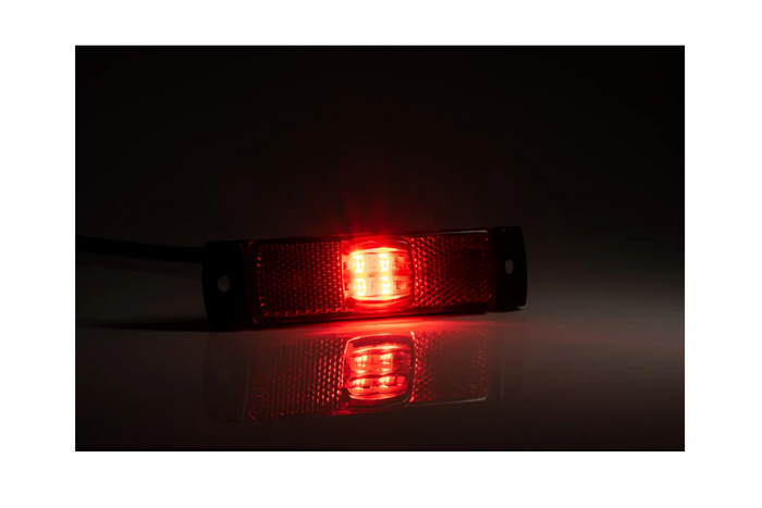 FRISTOM FT-017 C LED-es helyzetjelző lámpa, piros, univerzális