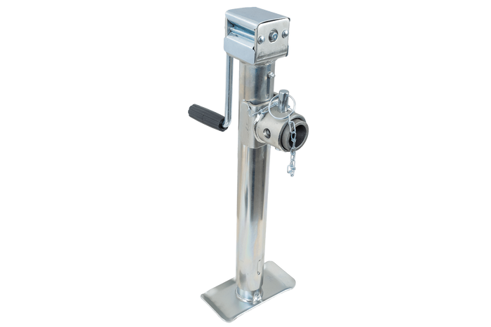 Kihúzható tartó UNITRAILER TJ5002+TJ5002A adapterrel 1300 kg-os platós pótkocsihoz 560-940 mm