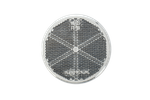 Kerek, öntapadós reflektor, fehér, WAŚ 61 mm-es reflektor