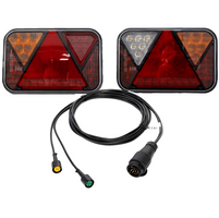 FRISTOM FT-270 LED hátsó lámpák + MANTES 5m 13 tűs kábelköteg