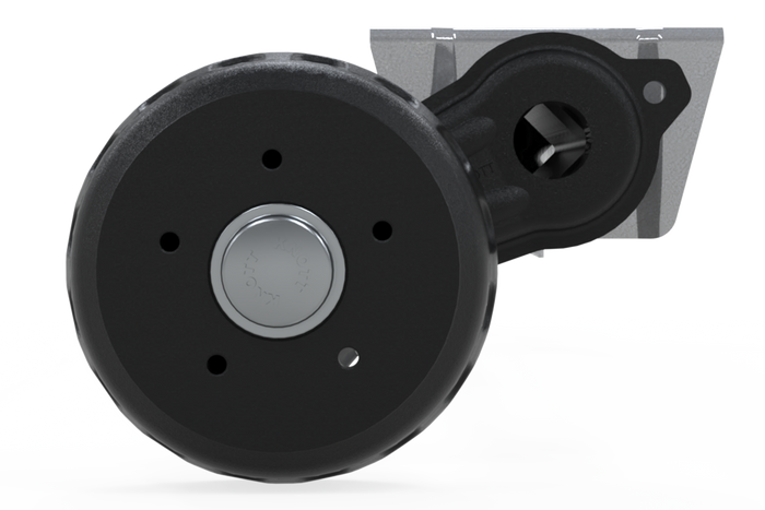 KNOTT VGB13M fékezett tengely pótkocsihoz/szállítóhoz 1350kg 1450mm 1950mm 5x112