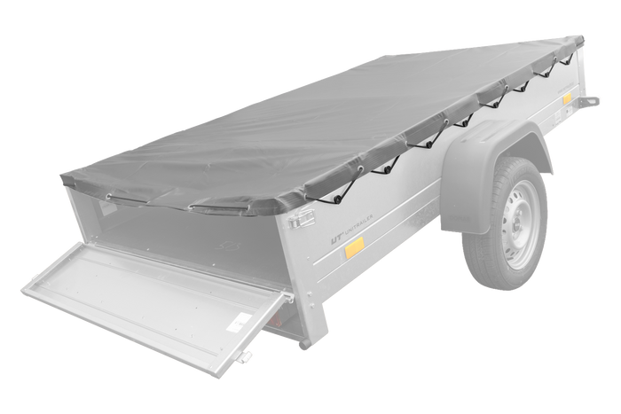 UNITRAILER lapos ponyva pótkocsihoz 230x125cm KERTI PÓTKOCSI 230 KIPP