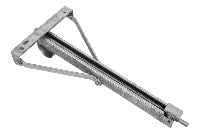 KNOTT 6X1197.007 kihúzható saroktámasztó stabilizátor 1100kg-os pótkocsihoz 498mm
