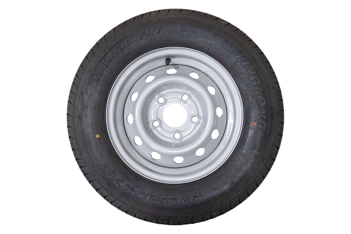 OUTLET Erősített pótkocsi felni LINGLONG GUMIABRONCS 165/80 R13C 96/94N UNITRAILER FELNI 4.5Jx13"H2 5x112 ET:30