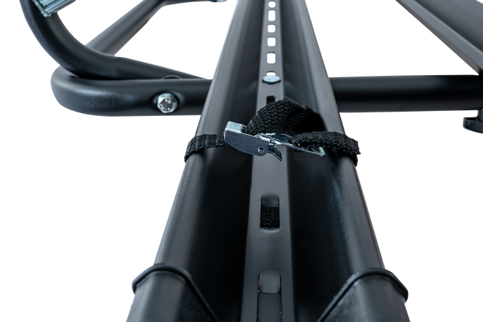 Peruzzo Brennero 4x4 pótkerék kerékpártartó - 2 kerékpáros tartó sínekkel (fekete)