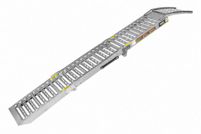UNITRAILER ALR005 összecsukható rámpa acél felhajtós pótkocsihoz 200cm 250kg