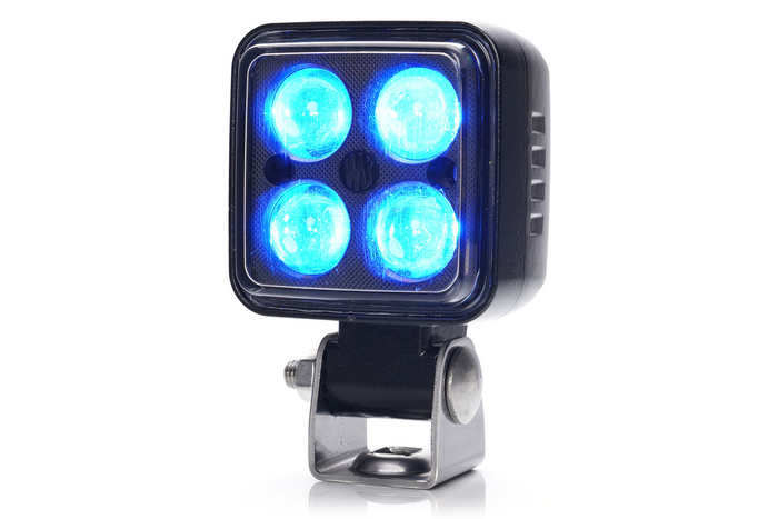 WAŚ 2243 W267 LED biztonsági lámpa, kék figyelmeztető lámpa