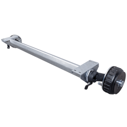 AL-KO EURO fékezett hajóutánfutó tengely 1800kg 1645/1755mm 2230mm 5x112