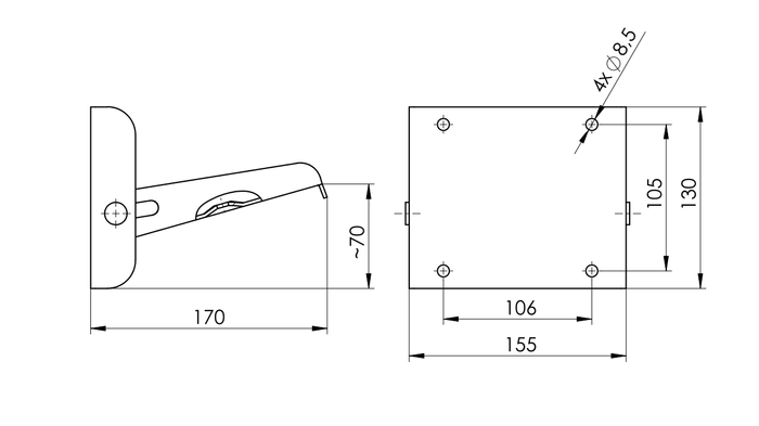 STEELPRESS SP-01 összecsukható fellépő pótkocsihoz