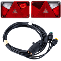 ASPÖCK MULTIPOINT V hátsó lámpák + MANTES 4m 7 tűs kábelköteg