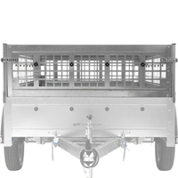 Hálós oldalak az UNITRAILER GARDEN TRAILER 201 KIPP pótkocsihoz