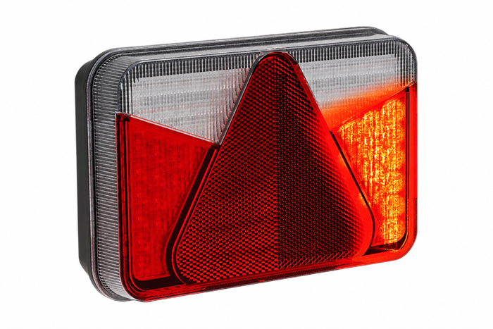 ASPÖCK MULTILED V hátsó lámpa 6 funkciós bal oldali