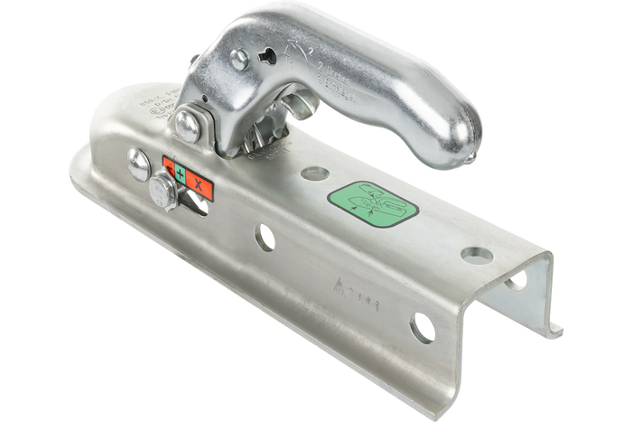 KNOTT KQ14-A gömbfejű vonóhorog 1400 kg-os pótkocsihoz, 50 mm-es négyzet alakú vonórúddal