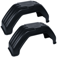 Két darabos sárvédő készlet 13-14"-os utánfutóhoz, lapos kerékívekkel 710/200 mm