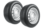 Két megerősített pótkocsi kerék szett LINGLONG GUMIABRONCS 195/50 R13C 104/101N UNITRAILER FELNI 5.5Jx13"H2 5x112 ET:30