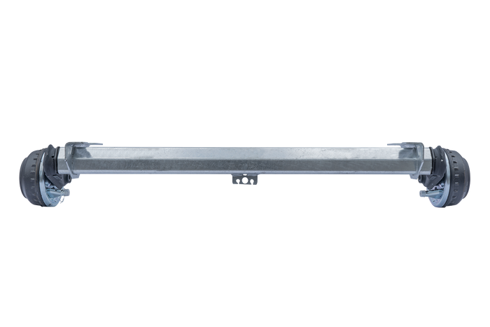 AL-KO COMPACT fékezős hajóutánfutó tengely 1350kg 1150mm 1670mm 5x112