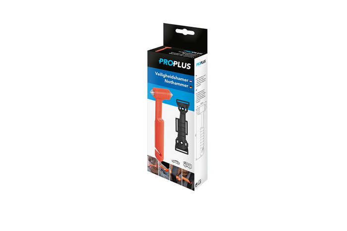 ProPlus 540050 biztonsági üveg kalapács, biztonsági öv kés