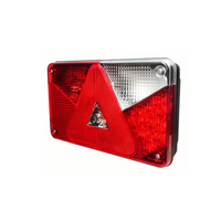 ASPÖCK MULTIPOUNT V LED hátsó lámpa bajonettzárral, 8 tűs, 7 funkciós, jobb oldali