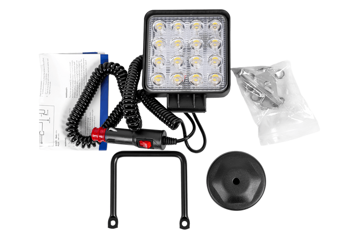LED munkalámpa reflektorral TT TECHNOLOGY TT.13208M 16xLED 3400lm mágnessel