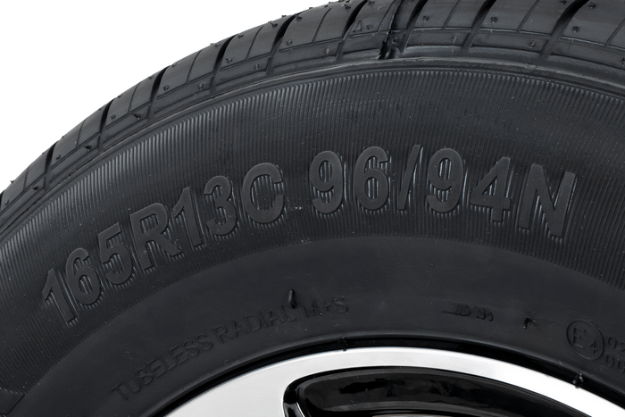 Erősített pótkocsi kerék KENDA GUMIABRONCS 165/80 R13C 96/94N ALU FELNI STARCO polírozott 5Jx13"H2 5x112 ET:30