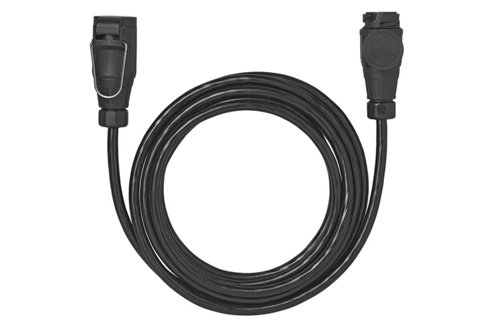 ProPlus 343528 pótkocsi hosszabbító kábel, 13 tűs csatlakozó/aljzat, 5 m