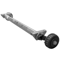 AL-KO EURO fékezett tengely pótkocsihoz/autószállítóhoz 1800kg 1650mm 2150mm 5x112
