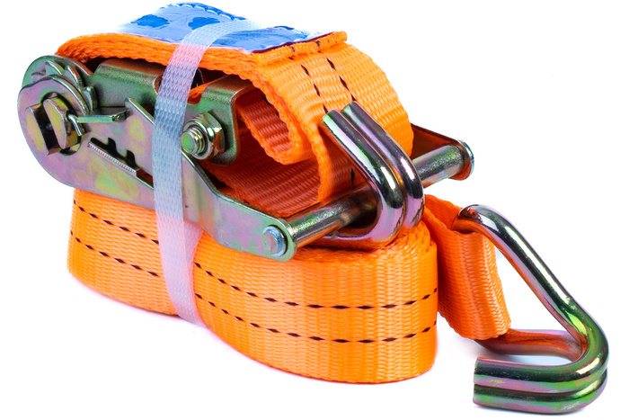 Négy darabos UNITRAILER 4m/25mm/1t szállítószalag-készlet feszítővel