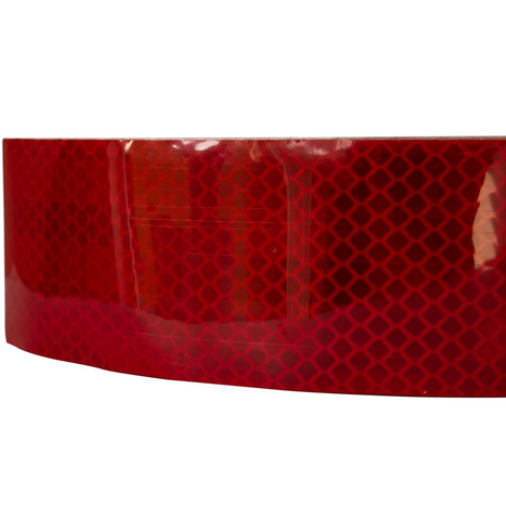 UNITRAILER öntapadós kontúrfényvisszaverő szalag, piros - 1 MÉTER