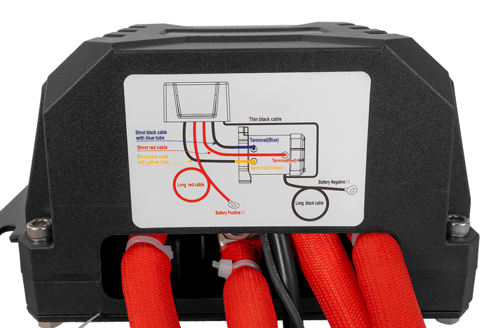Elektromos csörlő PRESKO RAPTOR 13.5FS 12V 6130kg-os utánfutóhoz 24m kötéllel