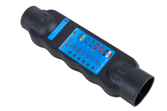 7 tűs pótkocsi csatlakozóaljzat-teszter