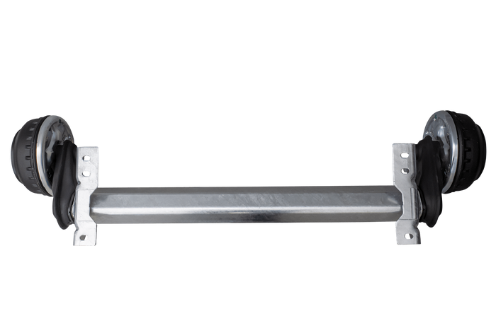 AL-KO COMPACT fékező tengely pótkocsihoz/szállítóhoz 1350kg 800mm 1250mm 5x112