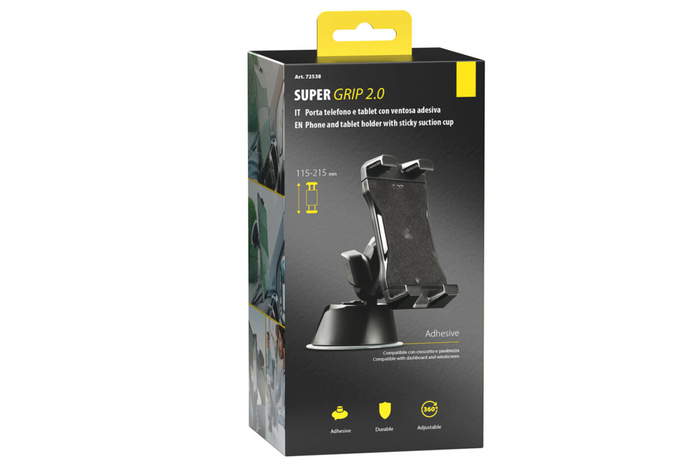 LAMP Super Grip telefon-/tablettartó öntapadós tapadókoronggal