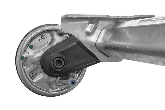 AL-KO COMPACT fékező tengely pótkocsihoz/szállítóhoz 1500kg 1600mm 2050mm 5x112