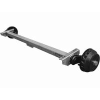 KNOTT VGB18MV fékezett tengely pótkocsihoz/autószállítóhoz 1800kg 1750mm 2220mm 5x112