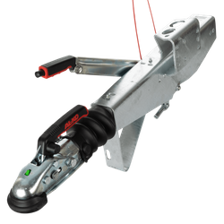 AL-KO 161S ráfutószerkezet AK161 vonóhoroggal 1600 kg-os pótkocsihoz, négyszögletes vonórúddal