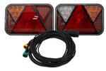 FRISTOM FT-270 LED CANBUS hátsó lámpák + MANTES 7m-es 7 tűs kábelköteg