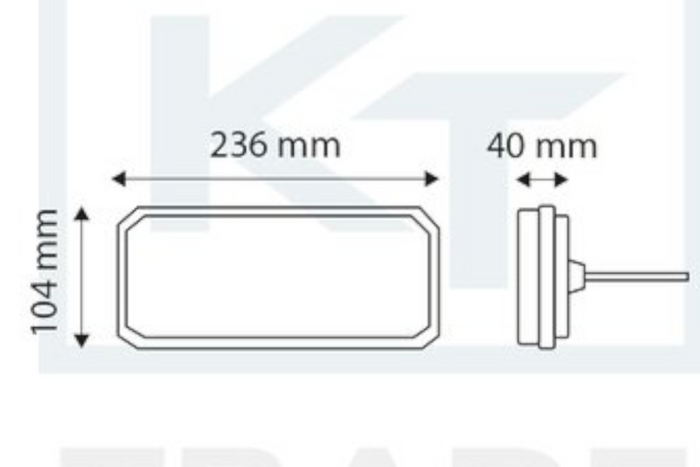 TT Technology TT.12555 LED hátsó lámpák 5 funkcióval bal+jobb