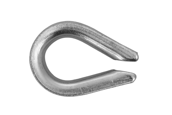 DROMET KU.6 kötélhüvely, acél kagyló, 6 mm