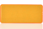 Téglalap alakú öntapadós reflektor ORANGE WAŚ 96x42mm fényvisszaverő