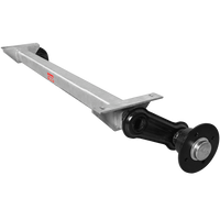 KNOTT VG7-L fékezetlen pótkocsi tengely 750kg 1070mm 1370mm 4x100