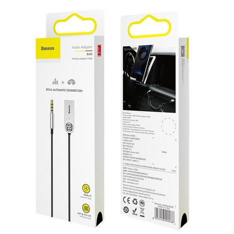 BASEUS BA01 Audio AUX Adó Adó Bluetooth 5.0 Hang Vevő