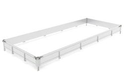 OUTLET BIS alumínium H-300 oldalfalak CARPLATFORM 5121 és UNIPLAT 500/3 pótkocsikhoz