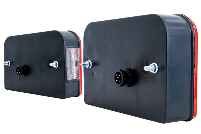 DOBPLAST DPT35 hátsó lámpák + MANTES 4m 13 tűs kábelköteg