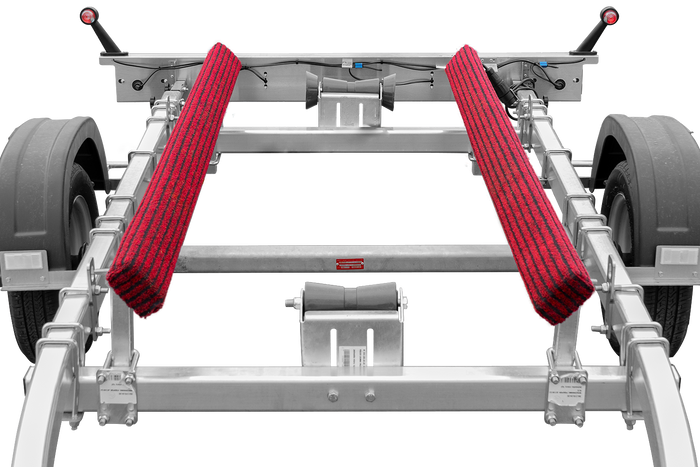 UNITRAILER lapos oldaltámasz, 200 cm hosszú, 30 cm magas hajóutánfutóhoz