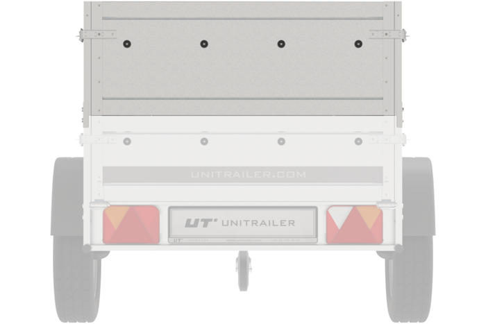 BIS oldalak az UNITRAILER GARDEN TRAILER 201 KIPP pótkocsihoz
