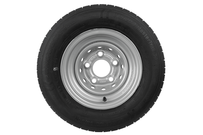 Megerősített pótkocsi kerék KENDA GUMIABRONCS 195/55 R10C 98/96N KENDA FELNI 6Ix10"H2 5x112 ET:-4